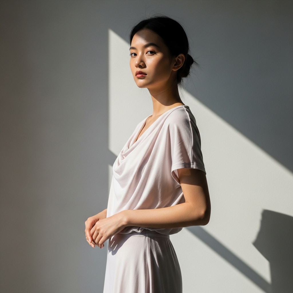 有机棉纯色舒适T恤